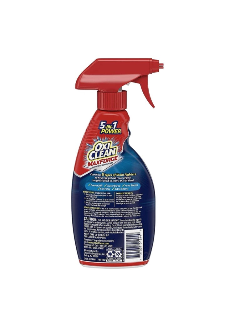 OxiClean MaxForce Laundry Stain Remover Spray, 12 fl oz (Pack of 2) - Image 3